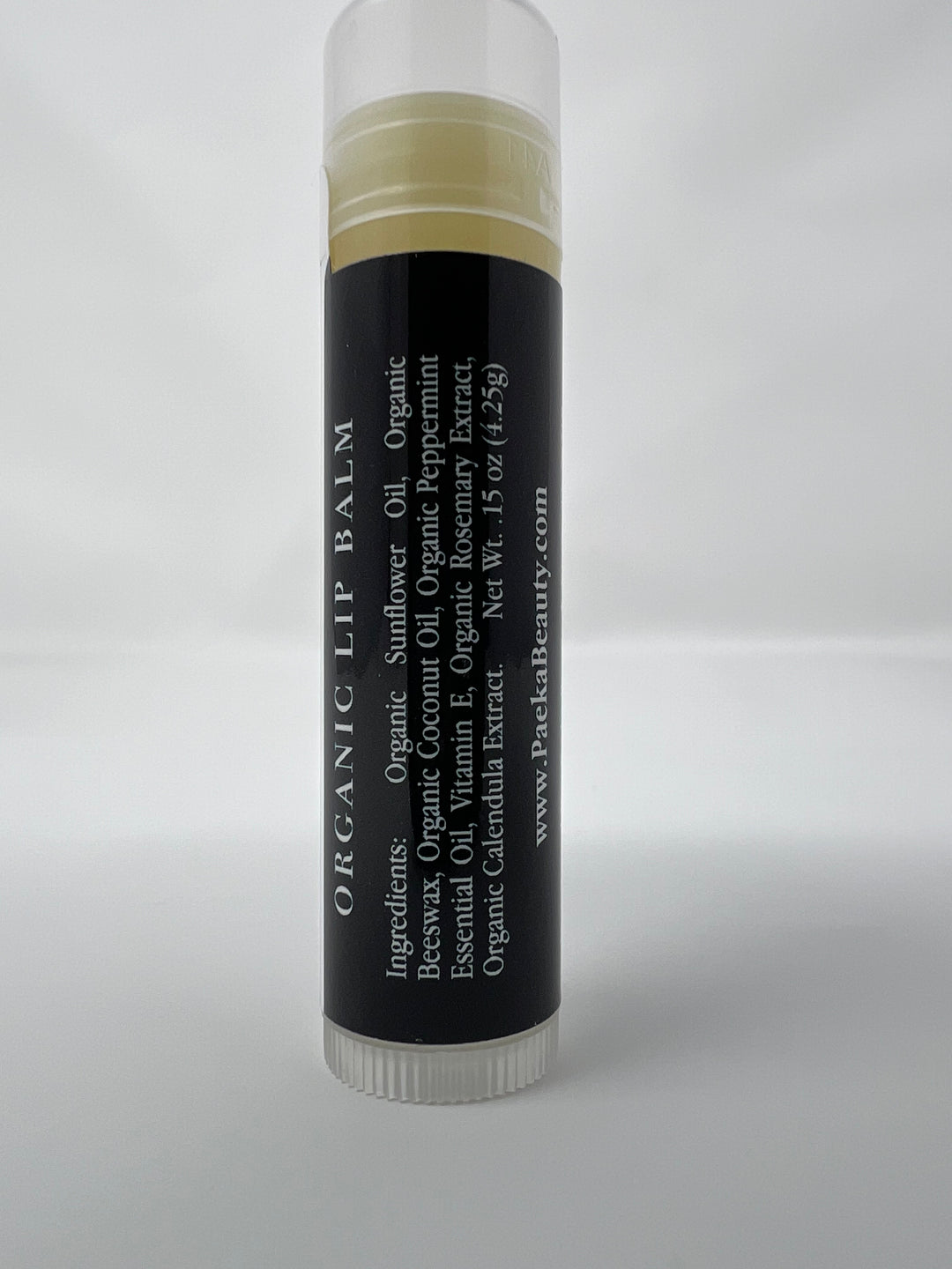 Paeka Beauty - USDA Certified Organic Lip Balm Peppermint, Vegan, Paraben Free