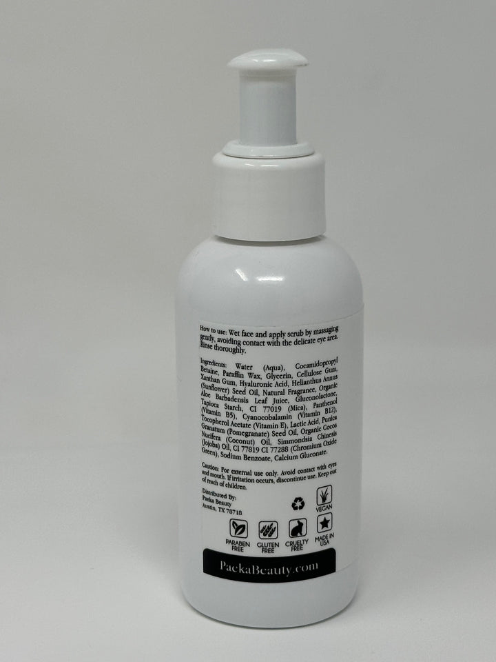 Facial Scrub | Pomegrante Seed & Hyaluronic Acid
