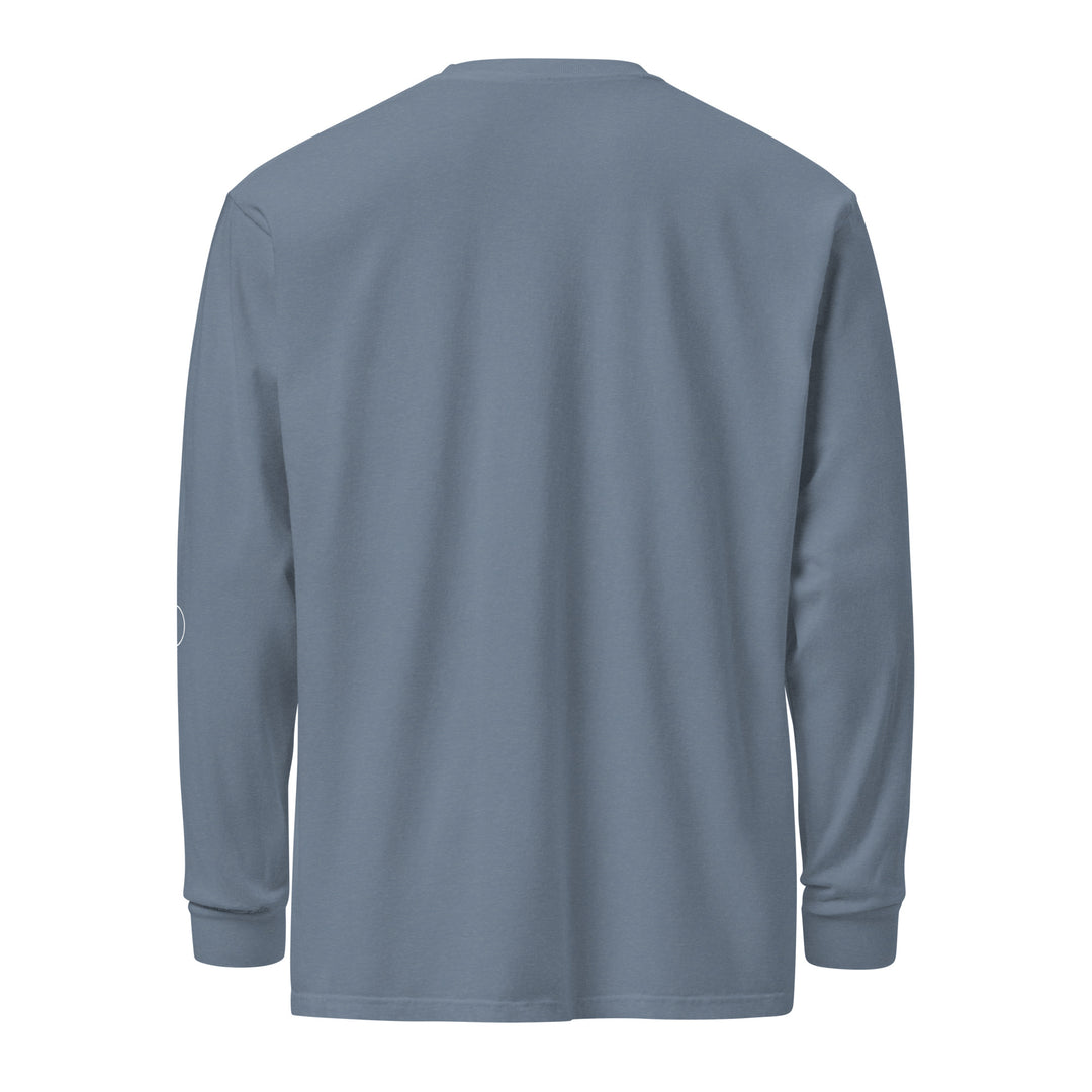 Garment-dyed heavyweight woman long-sleeve shirt