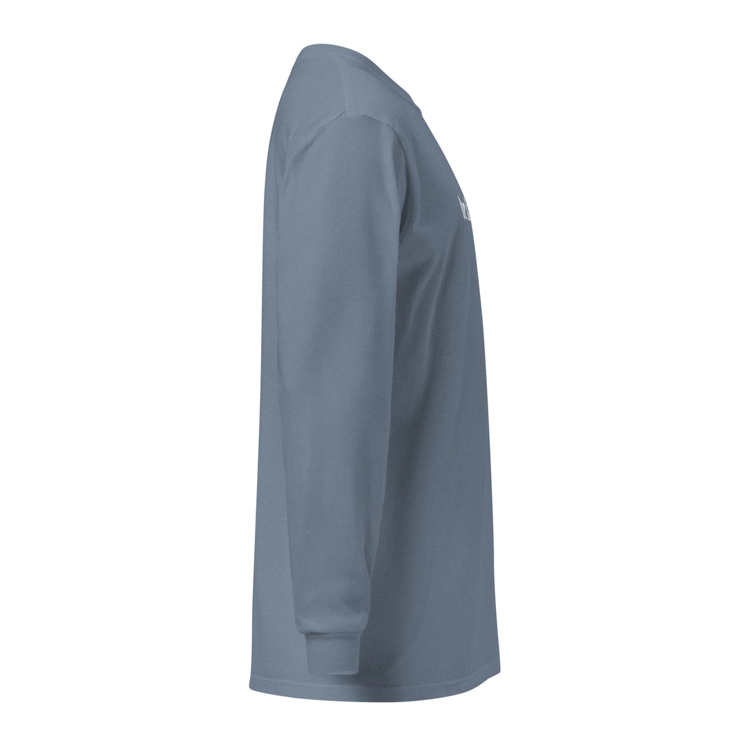 Garment-dyed heavyweight woman long-sleeve shirt