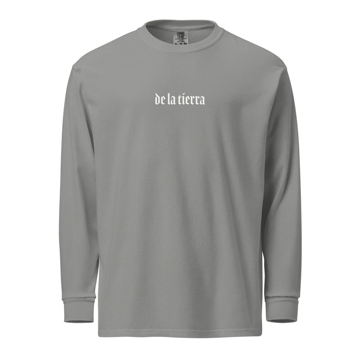 Garment-dyed heavyweight woman long-sleeve shirt