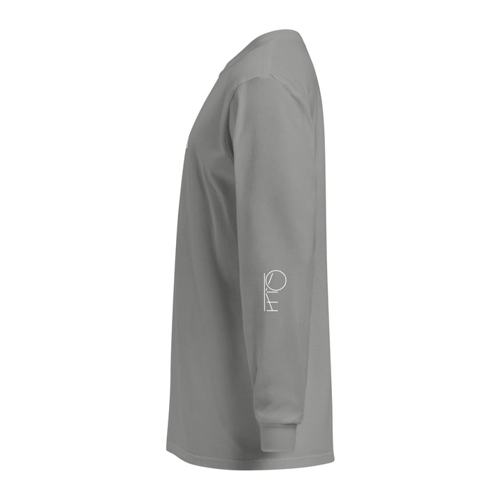 Garment-dyed heavyweight woman long-sleeve shirt
