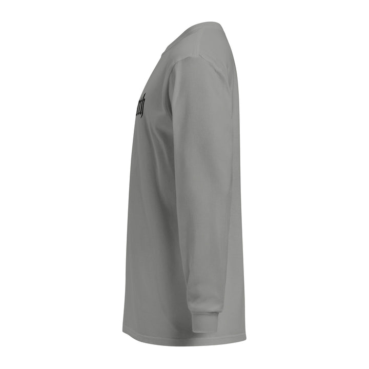 Garment-dyed heavyweight woman long-sleeve shirt