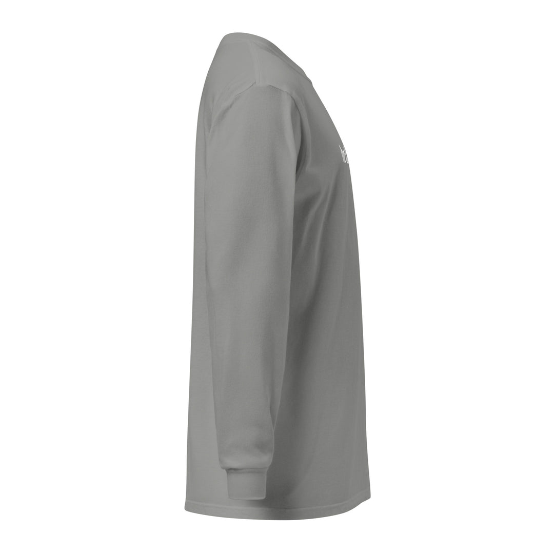 Garment-dyed heavyweight woman long-sleeve shirt