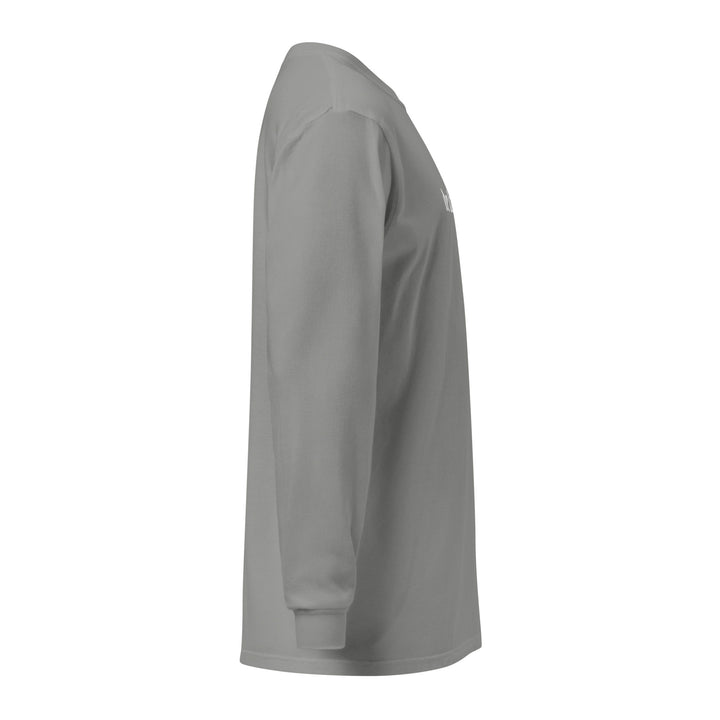 Garment-dyed heavyweight woman long-sleeve shirt