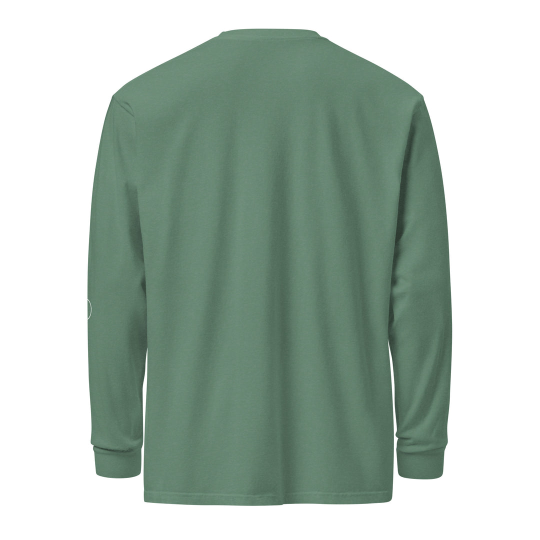 Garment-dyed heavyweight woman long-sleeve shirt