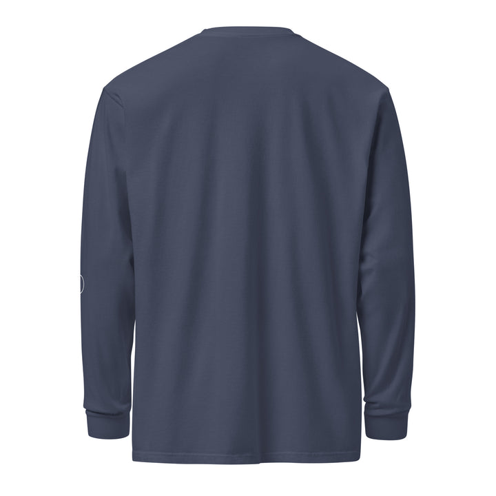 Garment-dyed heavyweight woman long-sleeve shirt