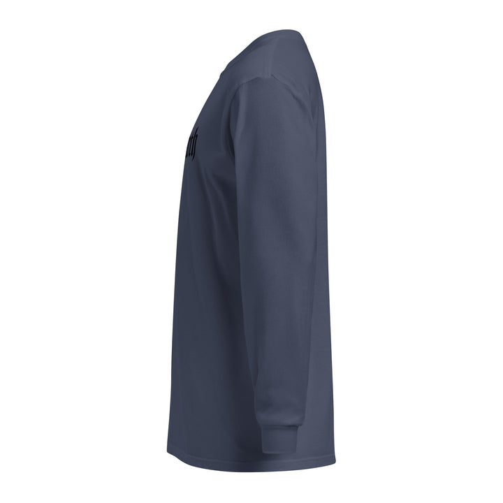 Garment-dyed heavyweight woman long-sleeve shirt