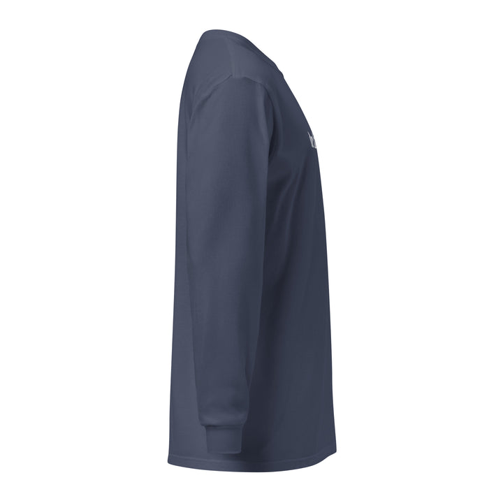 Garment-dyed heavyweight woman long-sleeve shirt