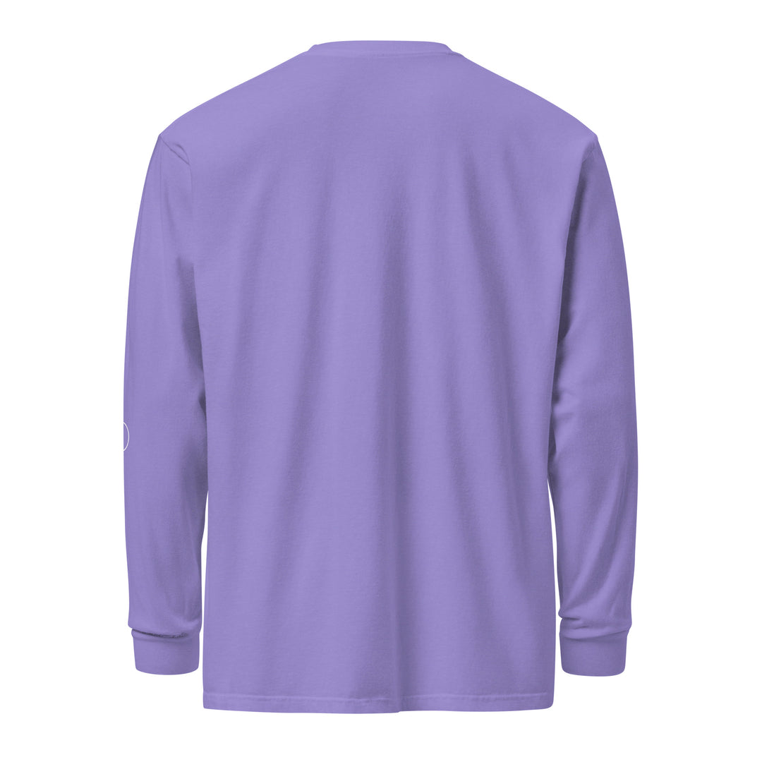 Garment-dyed heavyweight woman long-sleeve shirt