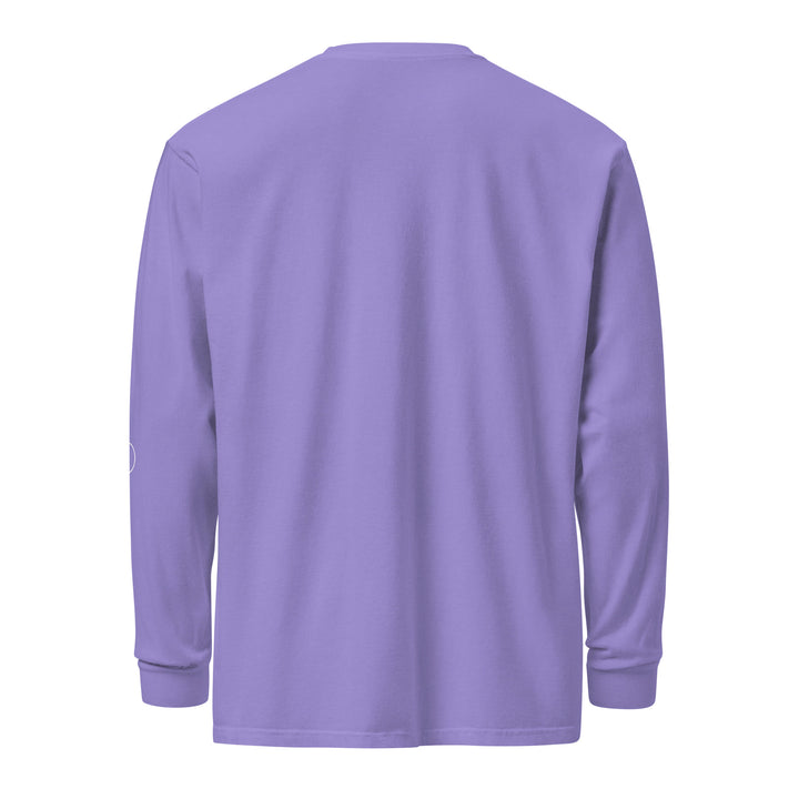 Garment-dyed heavyweight woman long-sleeve shirt