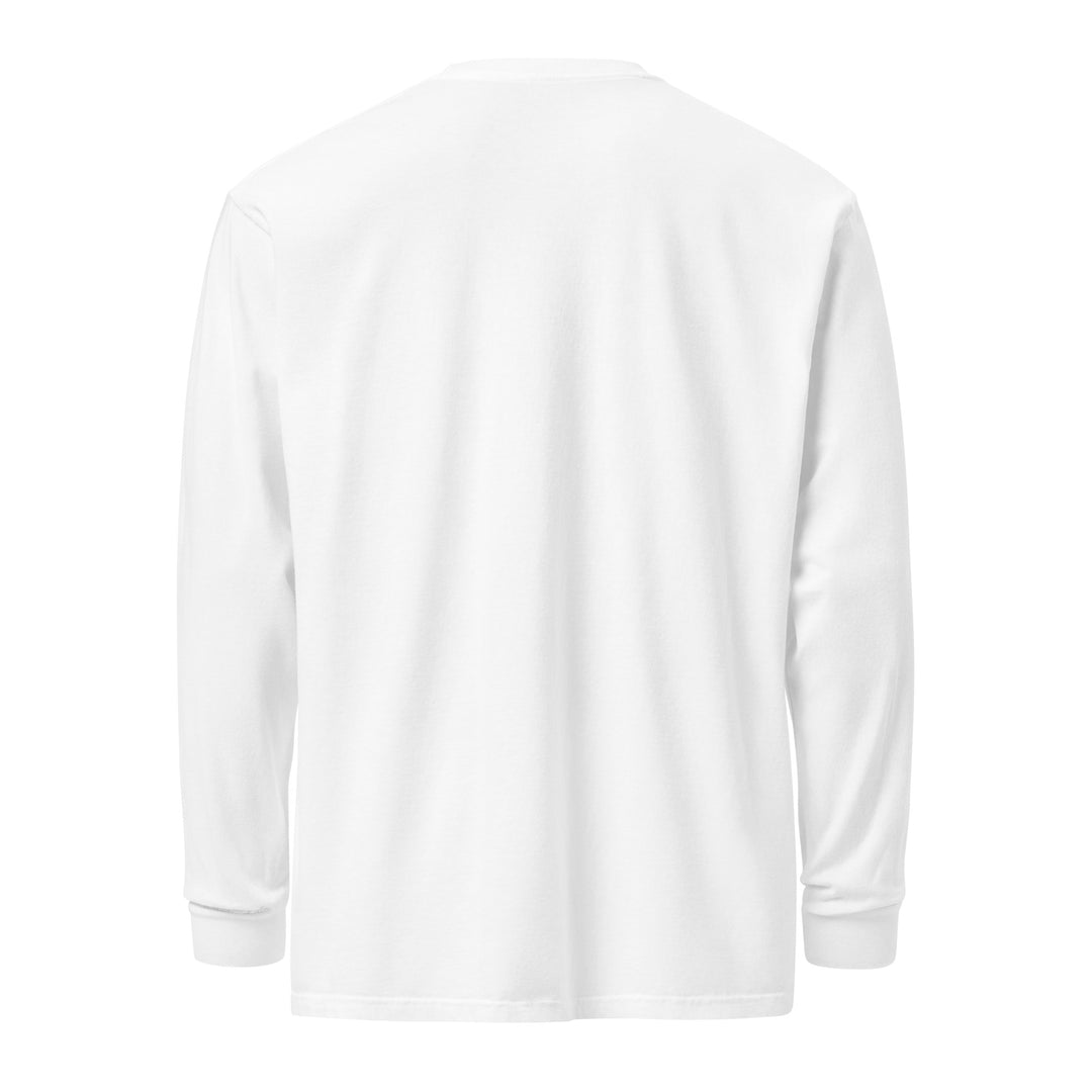 Garment-dyed heavyweight woman long-sleeve shirt