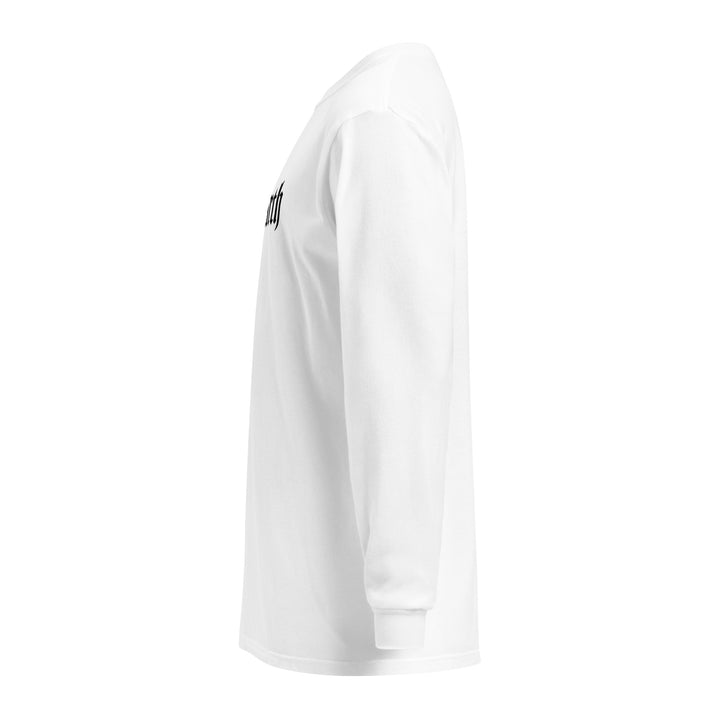 Garment-dyed heavyweight woman long-sleeve shirt